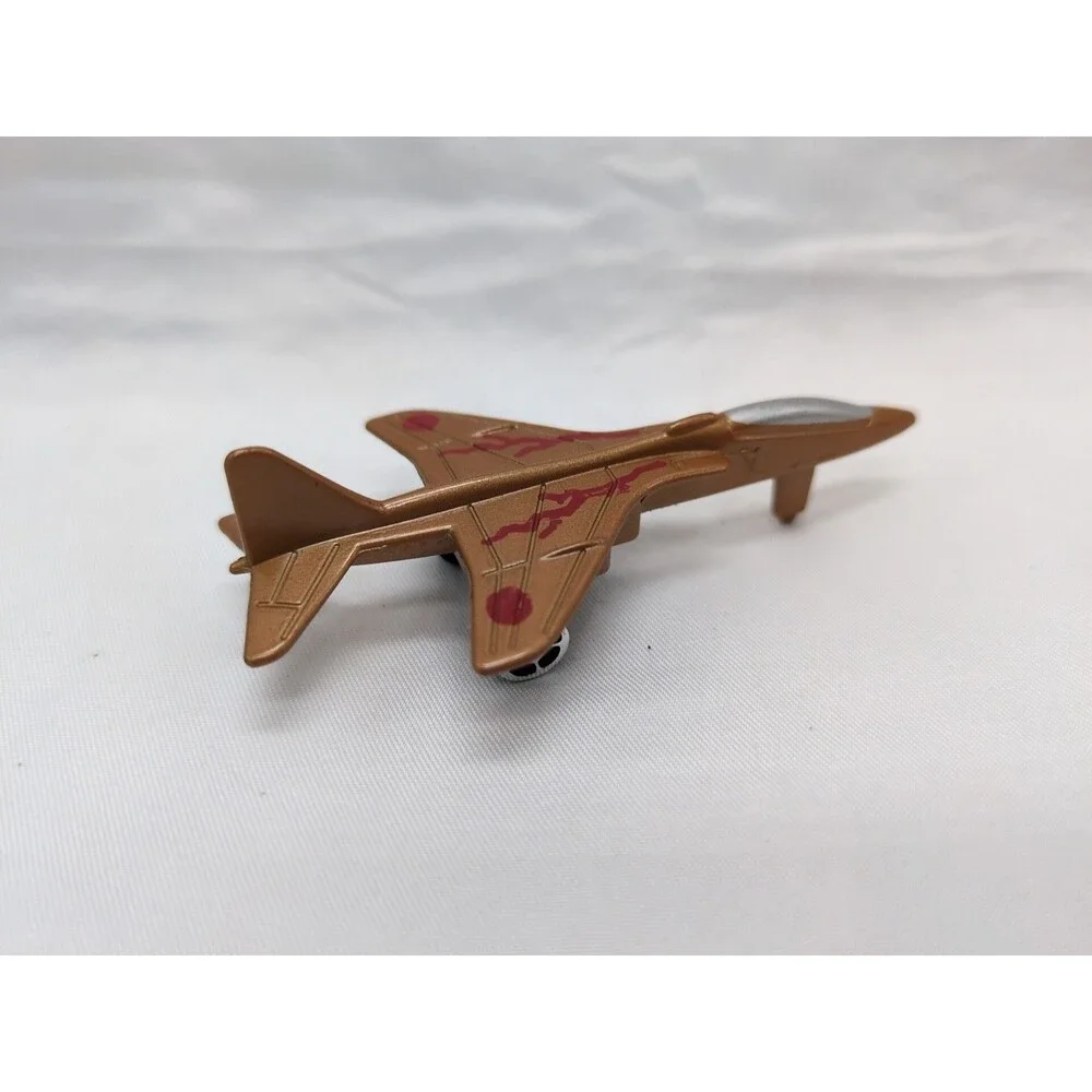 Vintage Green Military Fighter Jet Toy 3